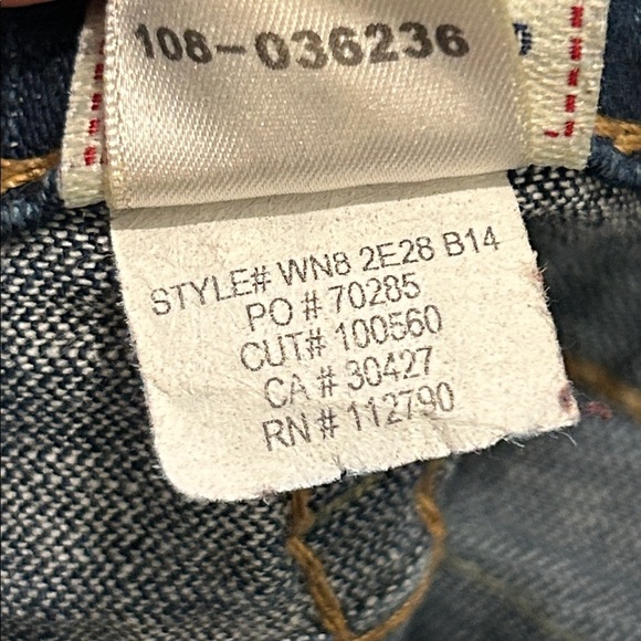 True Religion Julie Women’s Size 30 Low Rise Skinny Dark Blue Jeans Y2K - Picture 6 of 13